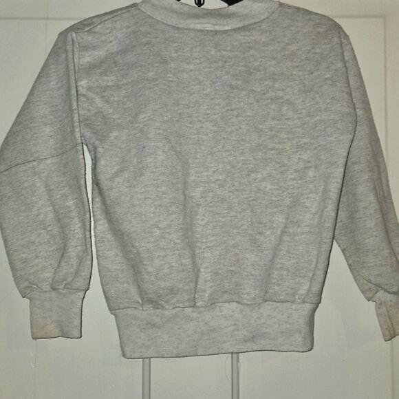 Vintage Kids Embroidered Gray Mickey Mouse Sweatshirt Size M - Picture 2 of 4